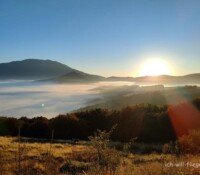 Sonnenaufgang in Castelluccio