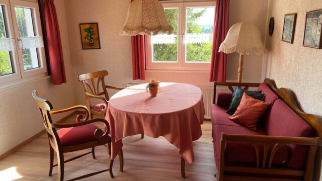 Ferienwohnung der Westallgäuer Flugschule, das Wohnzimmer Ferienwohnung der Westallgäuer Flugschule, das Wohnzimmer