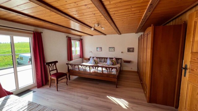 Ferienwohnung der Westallgäuer Flugschule, das Schlafzimmer Ferienwohnung der Westallgäuer Flugschule, das Schlafzimmer